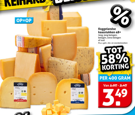 Koggelandse   kaas folder aanbieding bij  Hoogvliet - details