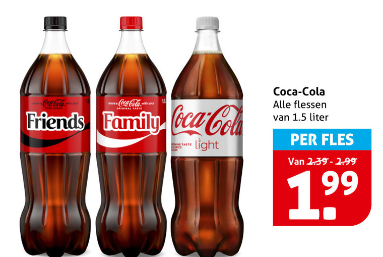 Coca-Cola   cola folder aanbieding bij  Hoogvliet - details