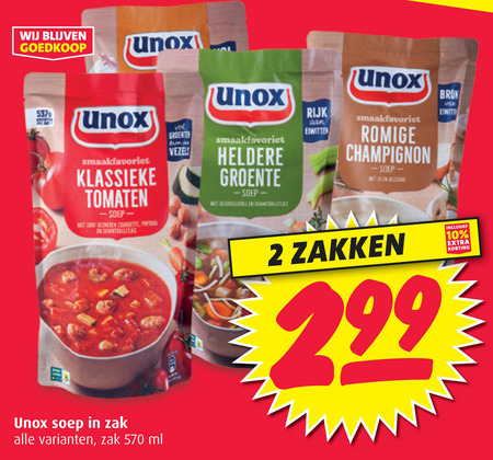 Unox   soep folder aanbieding bij  Boni - details
