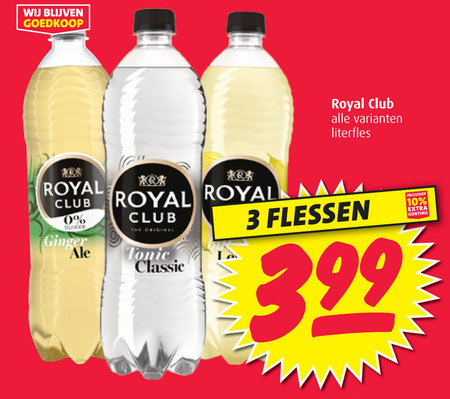 Royal Club   frisdrank folder aanbieding bij  Boni - details