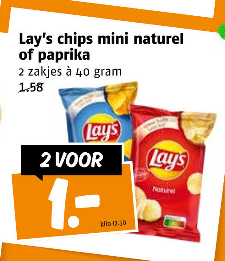 Lays   chips folder aanbieding bij  Poiesz - details