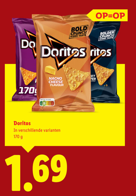 Doritos   chips folder aanbieding bij  Lidl - details