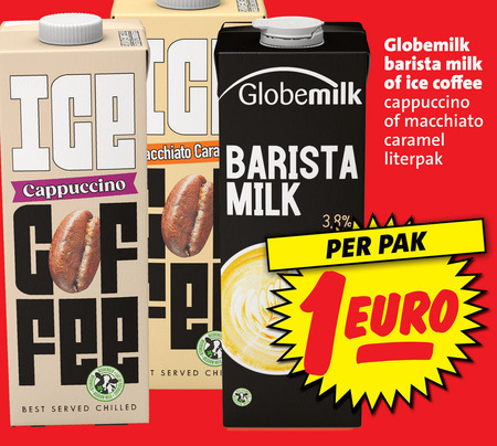 Globemilk   ijskoffie folder aanbieding bij  Boni - details