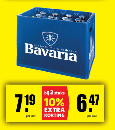 Bavaria   krat bier folder aanbieding bij  Boni - details