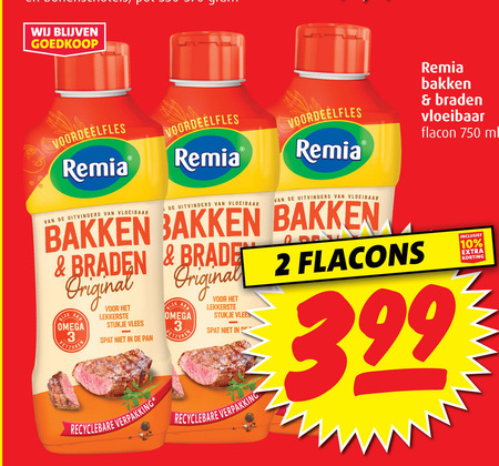 Remia   olie en vetten folder aanbieding bij  Boni - details