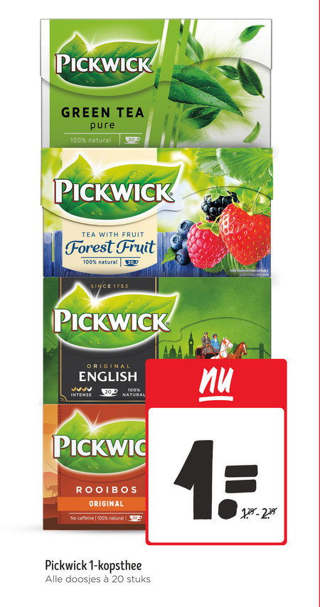 Pickwick   thee folder aanbieding bij  Jumbo - details