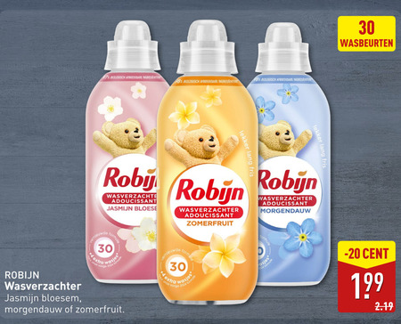 Robijn   wasverzachter folder aanbieding bij  Aldi - details