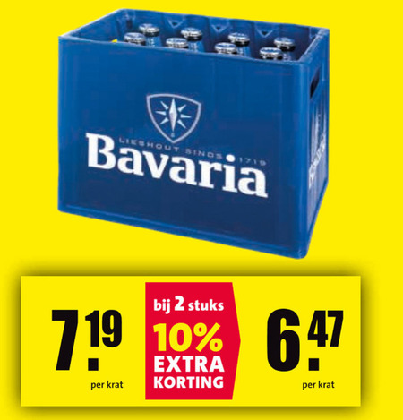 Bavaria   krat bier folder aanbieding bij  Nettorama - details
