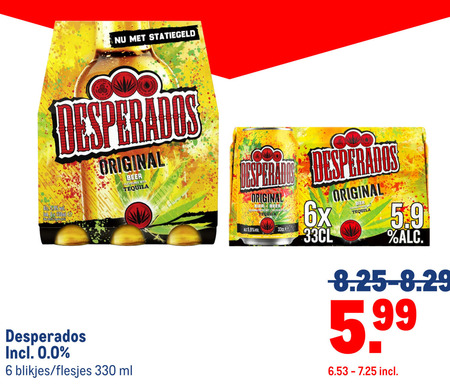 Desperados   speciaalbier folder aanbieding bij  Makro - details