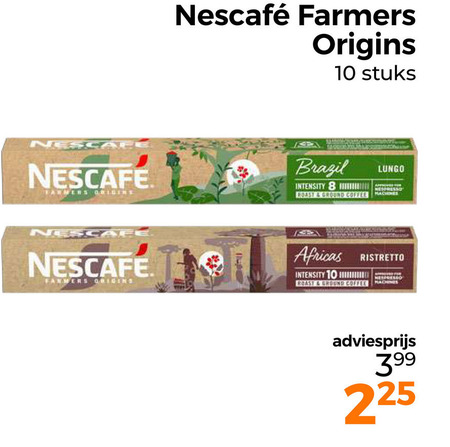 Nescafe   koffiecups folder aanbieding bij  Trekpleister - details