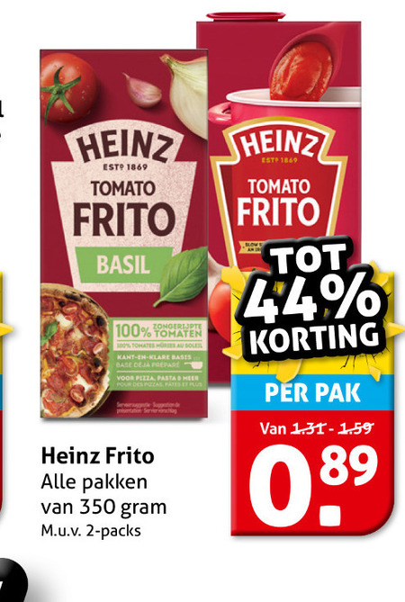 Heinz   tomatenpuree folder aanbieding bij  Hoogvliet - details