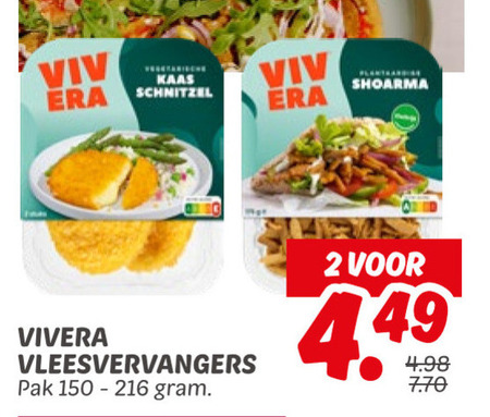 Vivera   vegetarisch folder aanbieding bij  Dekamarkt - details