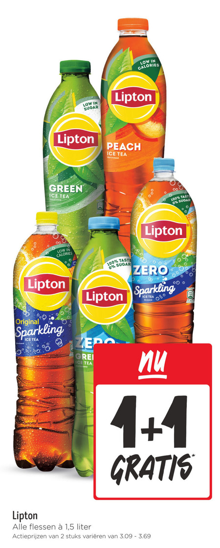 Lipton   ice tea folder aanbieding bij  Jumbo - details