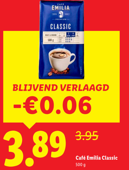 Emilia   koffie folder aanbieding bij  Lidl - details