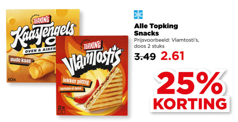 Topking   snack folder aanbieding bij  Plus - details
