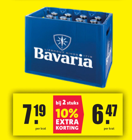 Bavaria   krat bier folder aanbieding bij  Nettorama - details