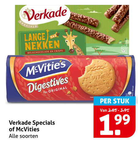 Verkade   biscuits folder aanbieding bij  Hoogvliet - details