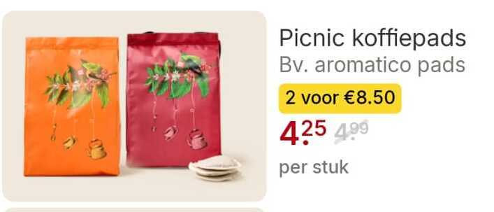 Picnic   koffiepad folder aanbieding bij  Picnic - details