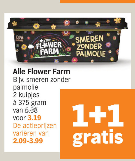 Flower Farm   olie en vetten folder aanbieding bij  Albert Heijn - details