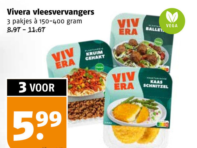 Vivera   vegetarisch folder aanbieding bij  Poiesz - details