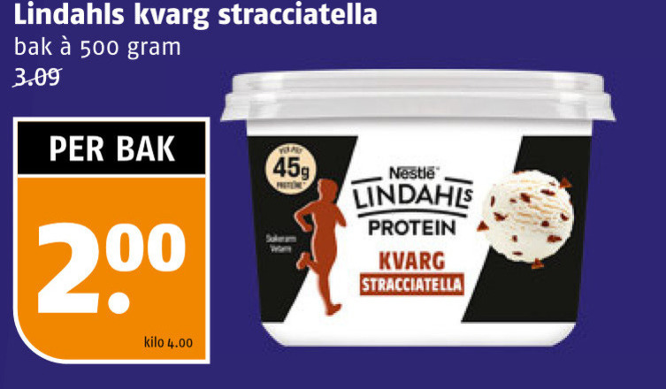 Lindahl Kvarg   kwark folder aanbieding bij  Poiesz - details