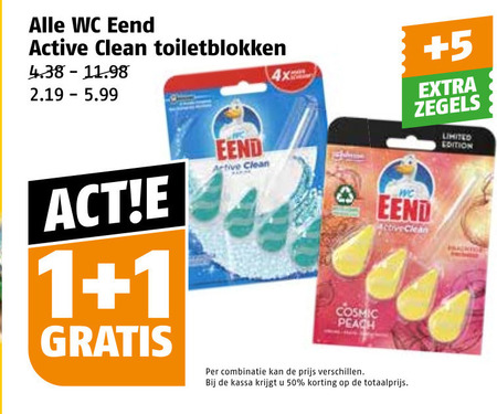WC Eend   toiletblok folder aanbieding bij  Poiesz - details