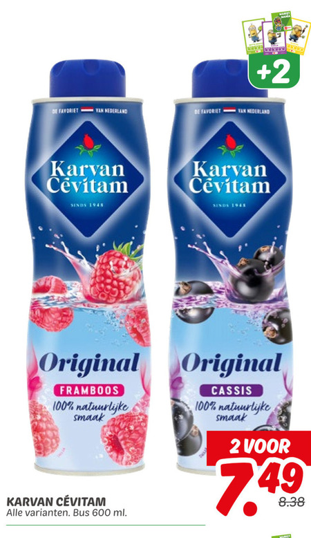 Karvan Cevitam   limonadesiroop folder aanbieding bij  Dekamarkt - details