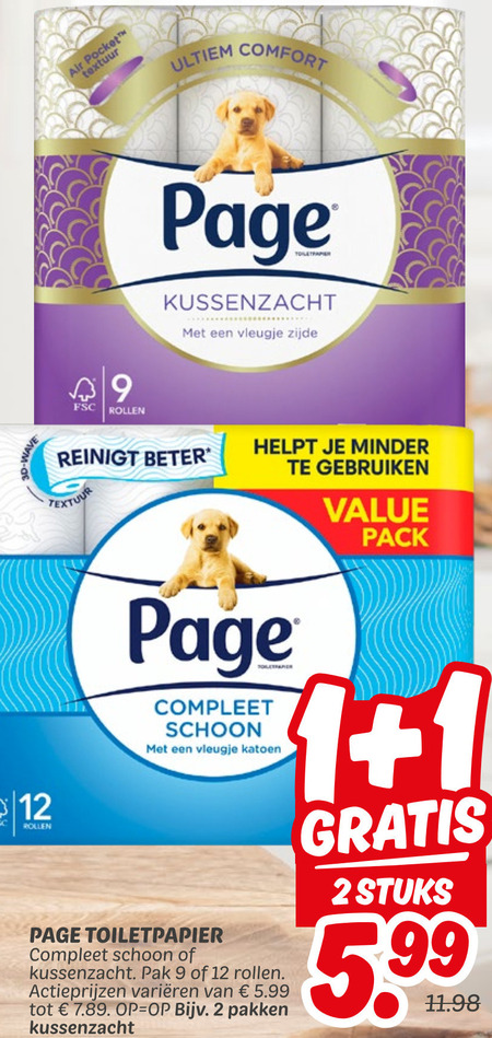 Page   toiletpapier folder aanbieding bij  Dekamarkt - details