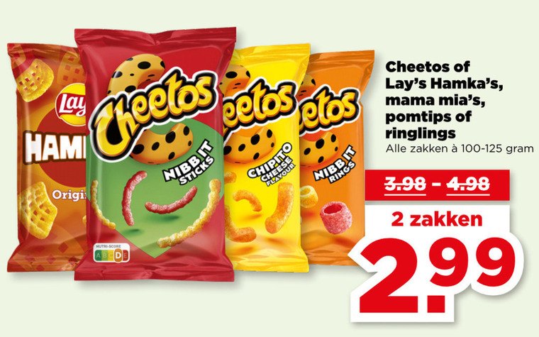 Lays   zoutje folder aanbieding bij  Plus - details