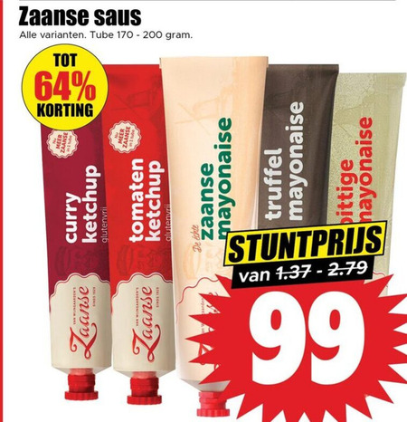 Wijngaarden   mayonaise, tomatenketchup folder aanbieding bij  Dirk - details