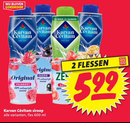 Karvan Cevitam   limonadesiroop folder aanbieding bij  Nettorama - details