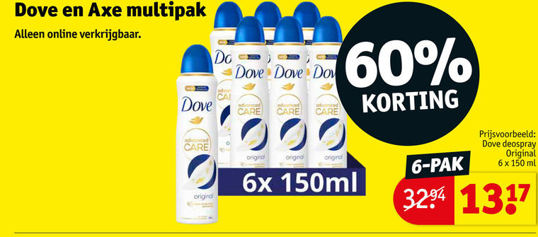 Dove   deodorant folder aanbieding bij  Kruidvat - details