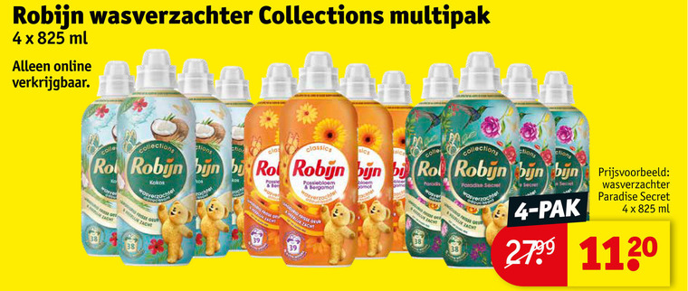 Robijn   wasverzachter folder aanbieding bij  Kruidvat - details
