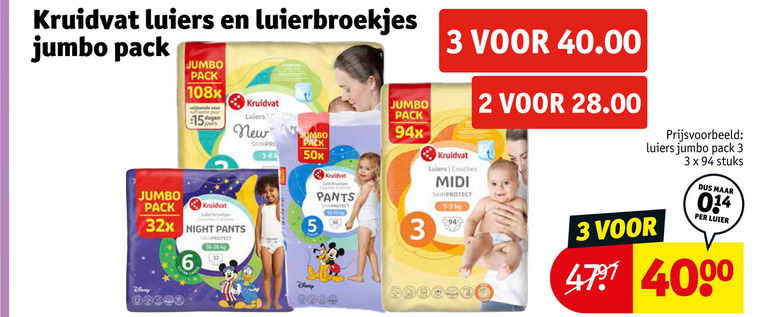 Kruidvat Huismerk   luiers, luierbroekjes folder aanbieding bij  Kruidvat - details