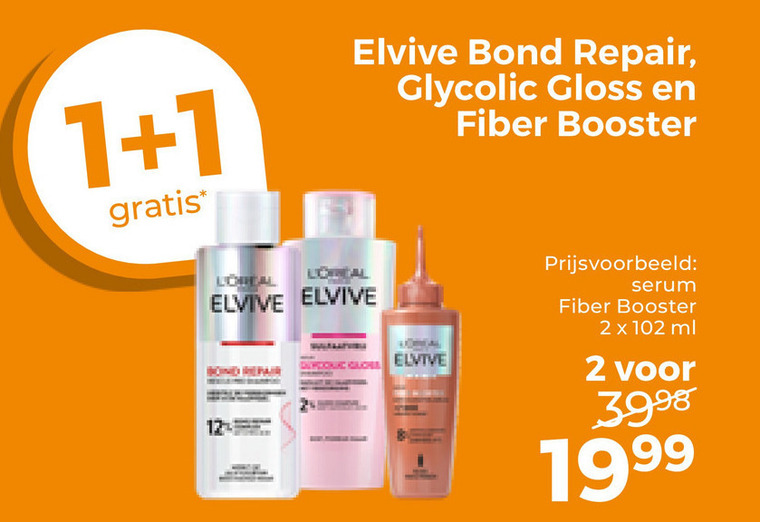 Elvive   shampoo folder aanbieding bij  Trekpleister - details