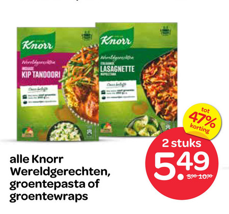 Knorr   maaltijdmix folder aanbieding bij  Spar - details