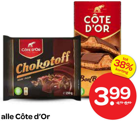 Chokotoff   chocolade folder aanbieding bij  Spar - details