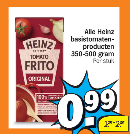 Heinz   tomatenpuree folder aanbieding bij  Albert Heijn - details