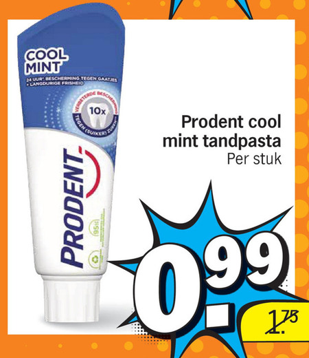 Prodent   tandpasta folder aanbieding bij  Albert Heijn - details