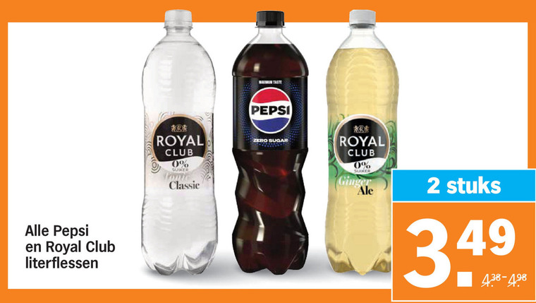Pepsi   cola, frisdrank folder aanbieding bij  Albert&nbsp;Heijn - details