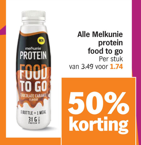 Melkunie   zuivelsnack folder aanbieding bij  Albert Heijn - details
