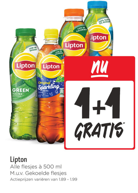 Lipton   ice tea folder aanbieding bij  Jumbo - details