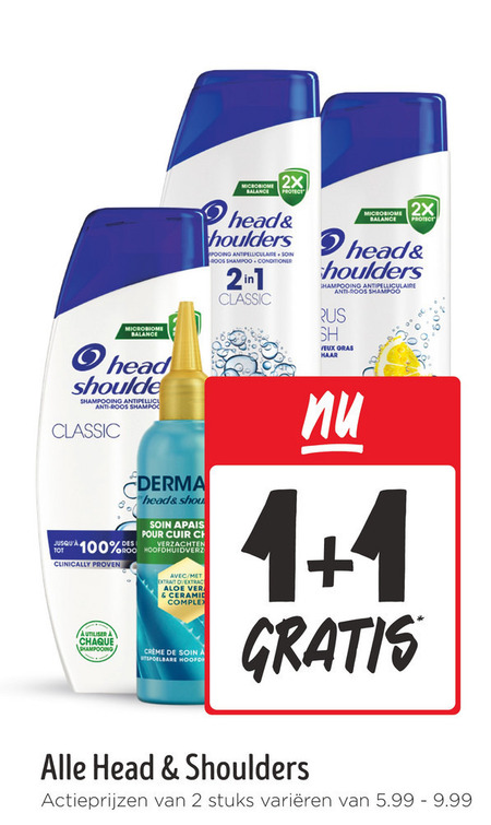 Head and Shoulders   shampoo folder aanbieding bij  Jumbo - details