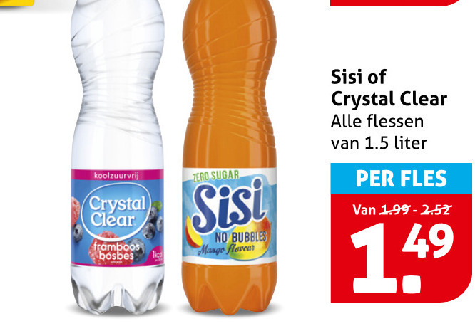 Sisi   fruitdrank, frisdrank folder aanbieding bij  Hoogvliet - details
