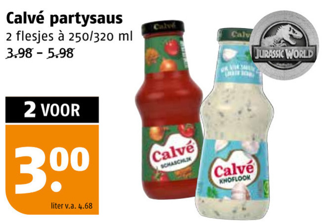 Calve   snacksaus folder aanbieding bij  Poiesz - details
