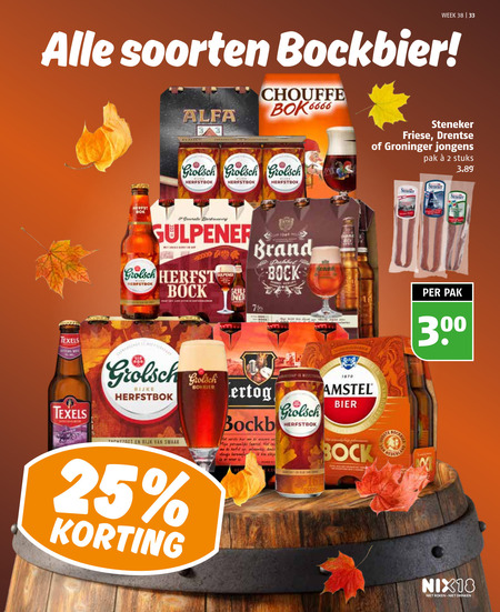 Gulpener   bokbier folder aanbieding bij  Poiesz - details