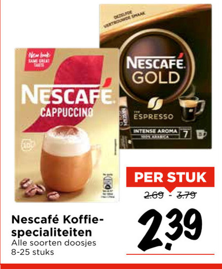 Nescafe   oploskoffie folder aanbieding bij  Vomar - details