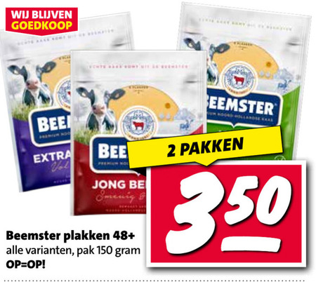 Beemster   kaasplakken folder aanbieding bij  Nettorama - details