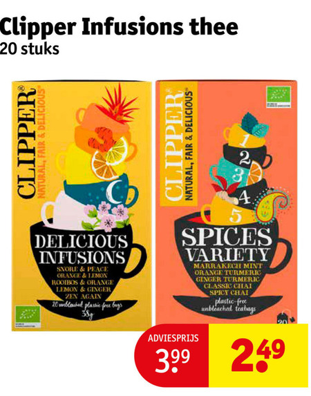 Clipper   thee folder aanbieding bij  Kruidvat - details