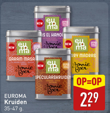 Euroma   kruiden folder aanbieding bij  Aldi - details